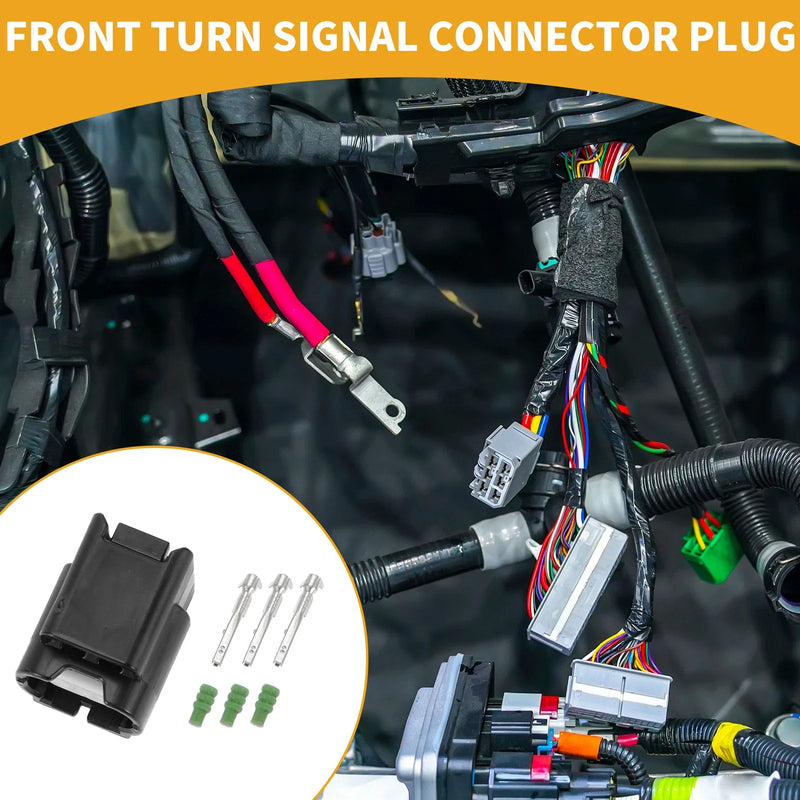 Honda Accord 3 Pin Front Turn Signal Connector Plug (2013-2015)
