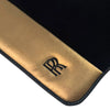 Rolls Royce Wraith (2013-2023) | Gold Leather AutoWin Black Floor Mats