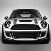 Mini Cooper R55 R56 R57 2 x Headlight Bezel Trim Ring Cover Black (2007-2015)