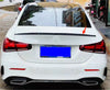 Mercedes-Benz A-Class V177 Sedan Rear Spoiler Wing Glossy Black (2019-2022)