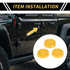 Jeep Wrangler JL JLU Sport 3 x Exterior Door Key Jack Covers (2018-2022)