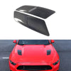 Ford Mustang 2014-2017 Real Carbon Fiber Engine Hood Air Outlet Vent Trim