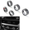 Honda Accord 10th Gen (2018-2022) Black Control Switch Knob Cover Trim