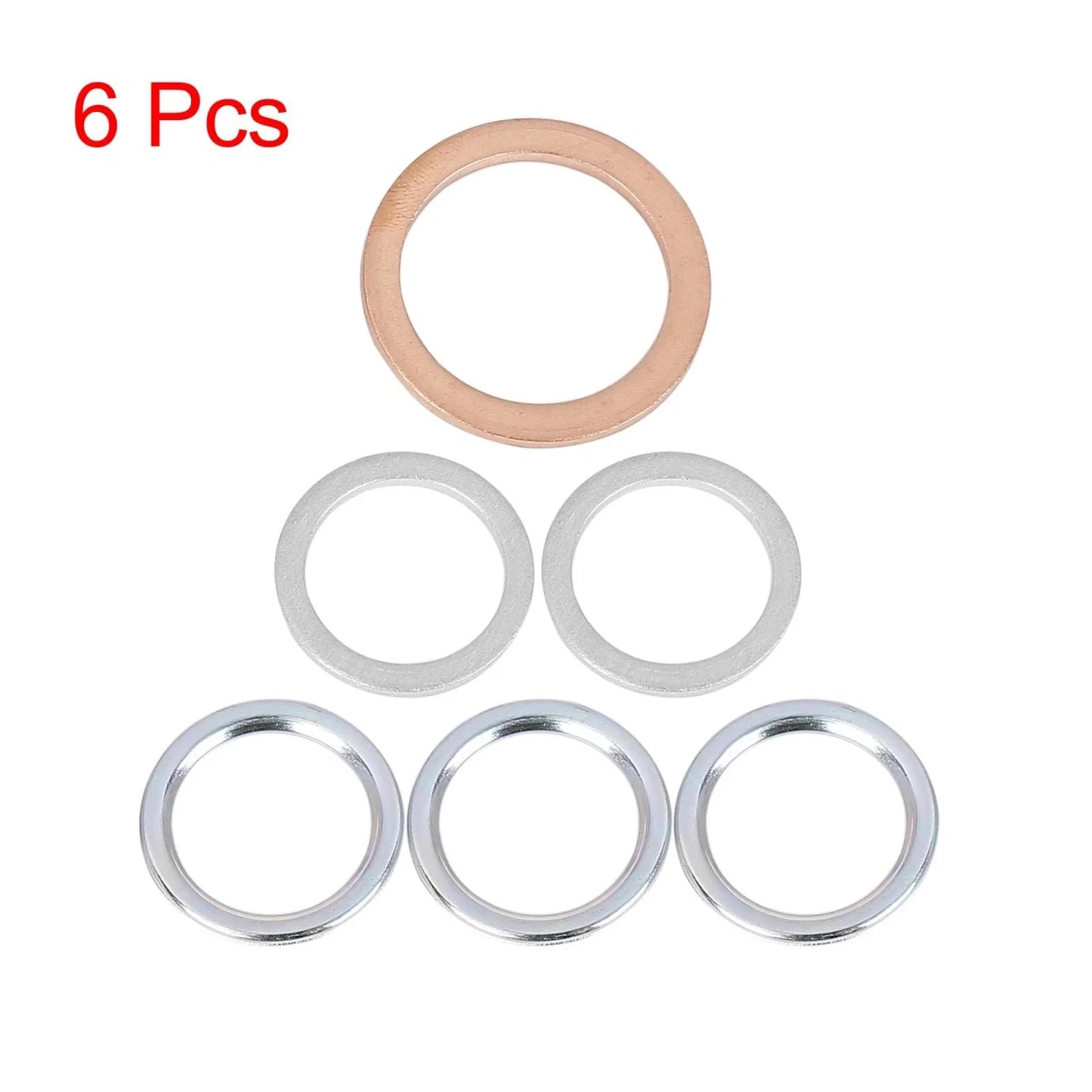 6 x Oil Drain Plug Gaskets for Toyota (12157-10010, 90430-24003)