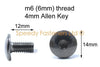 Pan Head Fairing Bolts M6 x 12mm 10 Pack