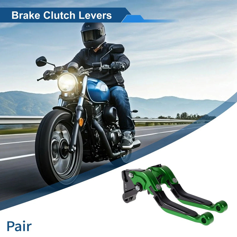 Kawasaki ZZR600 2 x Short Long Brake Clutch Levers (2005–2009)