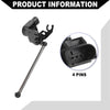 Porsche Rear Left Black Suspension Ride Height Level Sensor