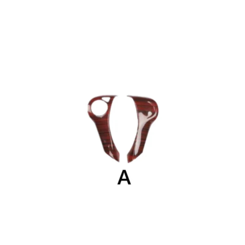 Honda Accord Wood Grain Steering Wheel Button Frame Trim Cover (2014–2017)