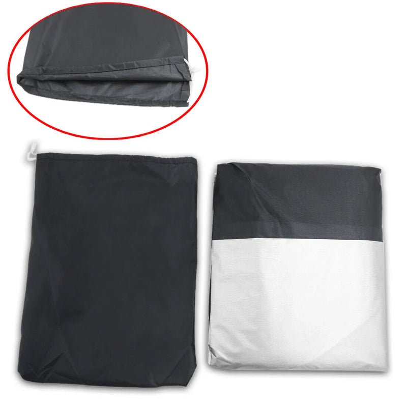 Honda Shadow Rebel 250 500 750 1100 VTX XXL Black/Silver Motorcycle Cover