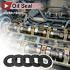 Make Model Rotary Shaft Seal 40x80x10mm 5 pcs Nitrile 70 Durometer Rubber