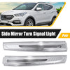 Hyundai Santa Fe Left Right Side Mirror Turn Signal Lights (2014-2019)