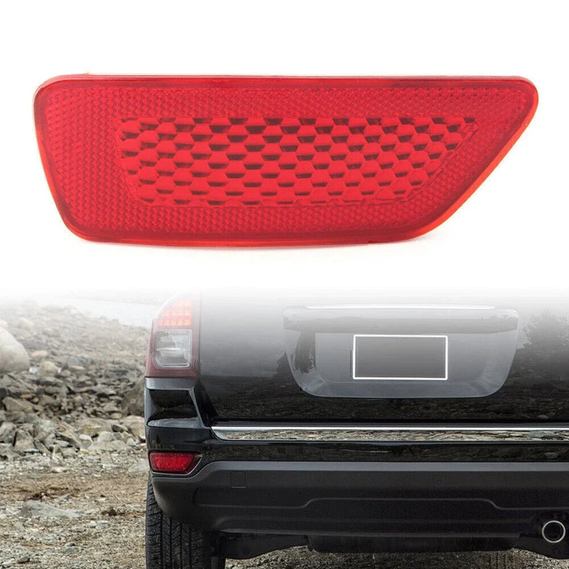 Jeep Grand Cherokee, Compass Left Rear Bumper Reflector Light (2011-2021)