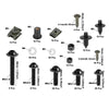 Motorcycle Bolts / 223pcs / Windscreen Fairing Bolts Bodywork Screws