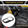 Jeep Carbon Fiber Headlight Button Panel Cover