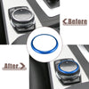 BMW 1 2 3 4 5 6 7 Series X3 X4 Blue Multimedia Knob Ring