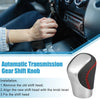 Lexus Silver Tone Gear Shift Knob Cover with Red Thread