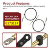 Johnson Evinrude OMC Snap-In TM Cables Throttle Control Cable 2 x (1979–1981)