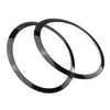 Mini Cooper R55 R56 R57 2 x Headlight Bezel Trim Ring Cover Black (2007-2015)