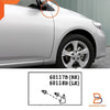 Toyota Corolla RH Side Mirror Pillar Corner Cover (2007-2014)