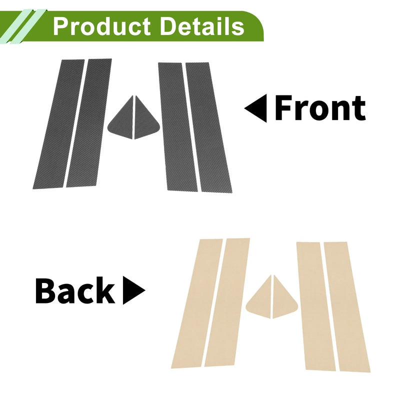 Chevy Trailblazer 6 Pcs Carbon Fiber Window Trim (2021-2024)