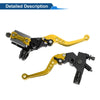 Honda Gold Tone Adjustable Short Brake Clutch Levers