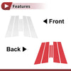 Ford Mercury Milan (2010-2012) Silver Tone Door Pillar Window Trim