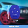 Honda Accord Civic CR-V Pilot Black Blue Smart Key Fob Covers (2 x)