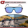 Motorcycle Set Motorcycle Riding Goggles Blue Lens Black Blue Frame