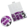 158 Piece Purple Aluminium Fairing Screw Trim Bolt Set
