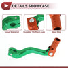 Kayo T2 Shifter Lever Folding Green Orange