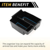Jeep Wrangler JK JKU 2011-2018 Blue Center Console Organizer Tray