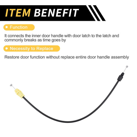 Chevrolet Silverado 1500 Door Latch Release Cable (2007-2013)