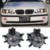 BMW E46 2 x Left+Right Clear Lens Fog Light Driving Lamp (2002–2005)