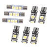 Opel Astra K 8 x Dome Map Reading Light Bulbs (2016-2023)