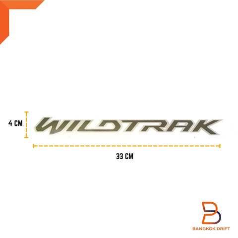 Ford Ranger Ute Silver WILDTRAK Rear Tailgate Decal Sticker (2018-2021)