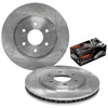 Front Disc Brake Rotors + Pads Set Navara D40 Ute 2wd 4x4 (2005-2012)