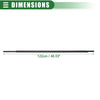 Toyota Sienna Rear Left Right Door Window Belt Weatherstrip (2011-2020)