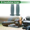 25mm Motorcycle Hand Grips TPU Gray Blue