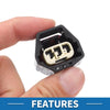 Ford & Volvo - 1 Set Plastic Copper 3 Pin Looms Lights Sensor Connector