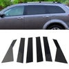 Dodge Journey 6 x Car Door Window Pillar Post Trims (2009-2020)