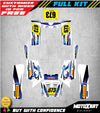 Yamaha Banshee QUAD ATV Storm Style Graphics Decals Kit