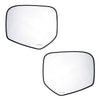 Side Mirror Glass Lens Rear View Pair Fits Mitsubishi Triton L200 Pickup 2015-18