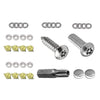 Enhanced License Plate Security Anti Theft Stainless Steel Screws