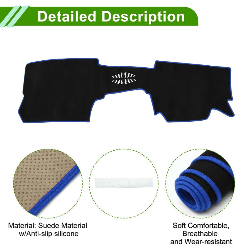 Mazda CX-30 20-24 Sun Protector Pad Black Blue Dashboard Cover Mat