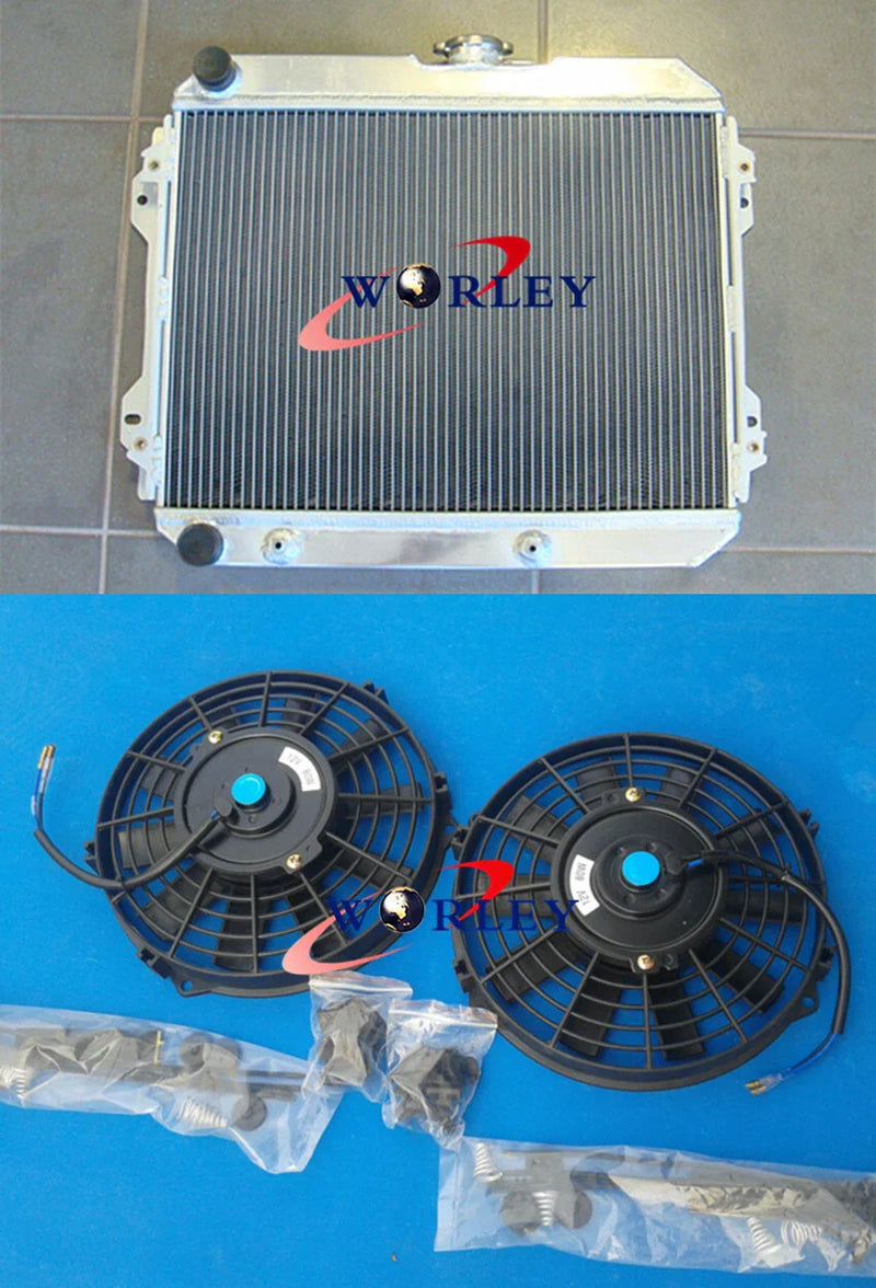 Toyota Corona ST141 2.0L 1983-1987 Aluminum Radiator & Fans