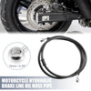 Length 10mm ID Motorcycle Hydraulic Brake Line Oil Hose Cable Black