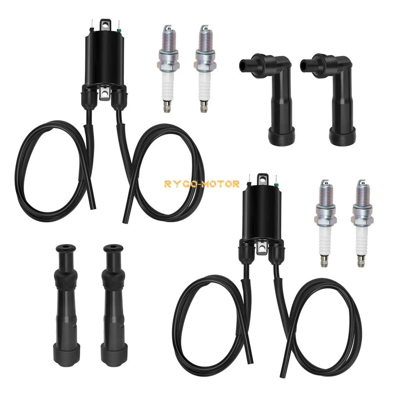 Honda Nighthawk CB750 Ignition Coil w/ Wire Cap & Spark Plug (1991–2003)