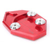Kawasaki ZX14R ZZR1400 GTR1400 Red Kickstand Extension Pad (2006-2023)