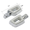 Harley Street Fat Bob 2018-2025 Chrome Passenger Footpegs