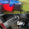 Car Truck RV Boat Dash 12V-24V 5 Gang Rocker Toggle Switch Panel Red LED